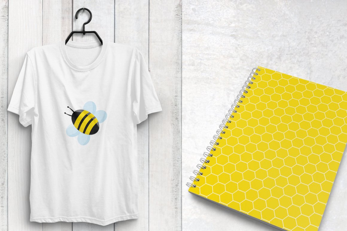 BUSY BEES Pattern collection preview image.