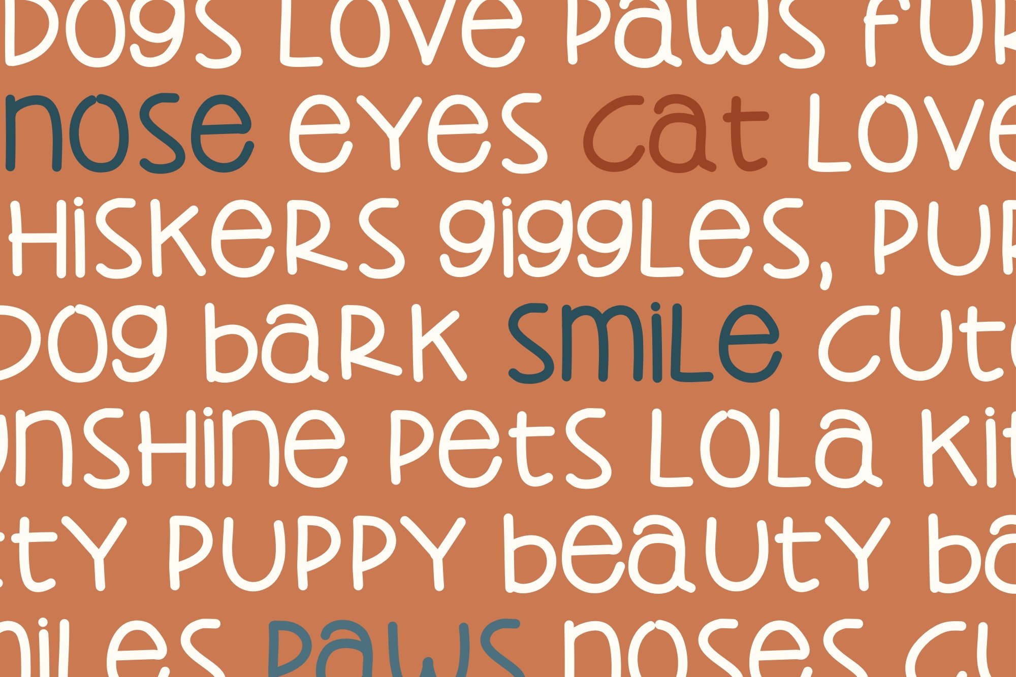 Lola Font Family preview image.