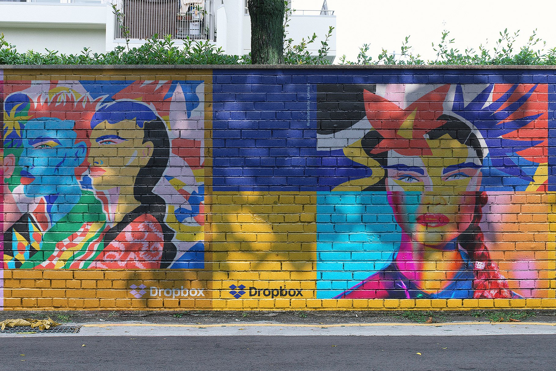 Mural Street Mockup preview image.