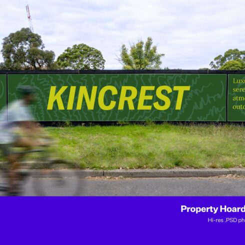 Landscape Property Hoarding Mockup cover image.