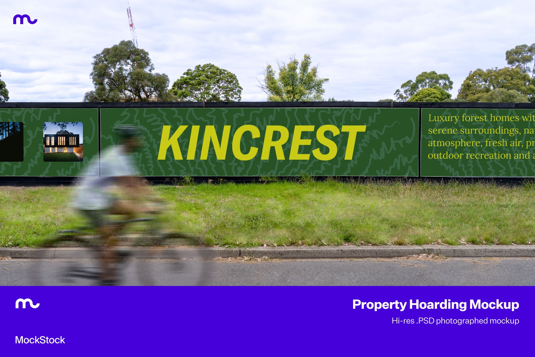 Landscape Property Hoarding Mockup cover image.