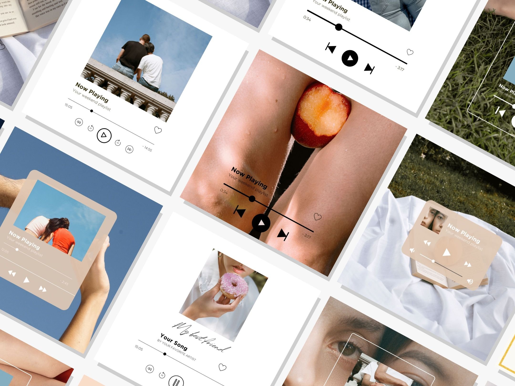 Spotify Instagram Canva Template cover image.