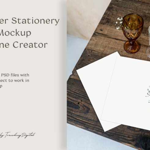 A4 Paper Mockup Scene Creator cover image.