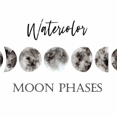 Watercolor Moon Phases cover image.