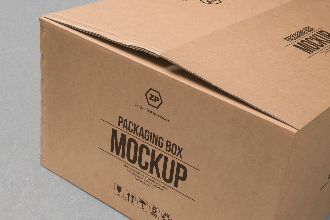 Cardboard Box Mockups preview image.