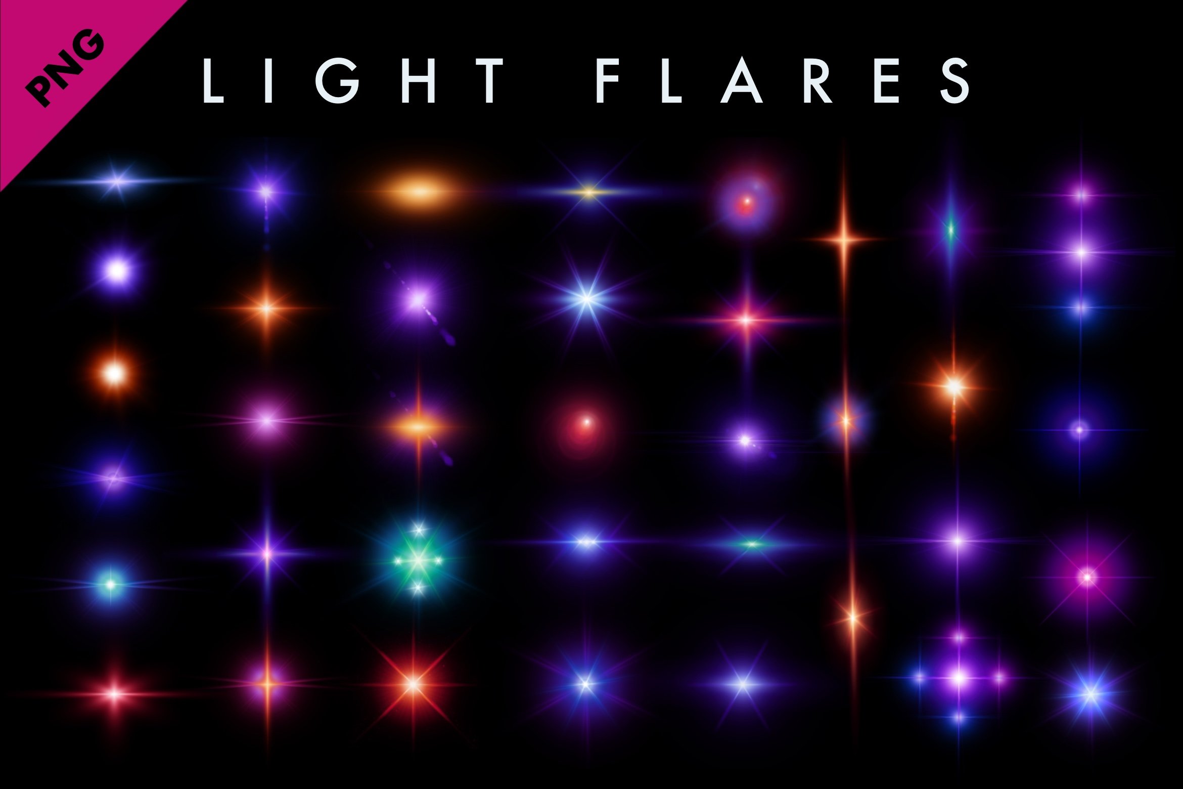 Glowing Light Flare Stars cover image.