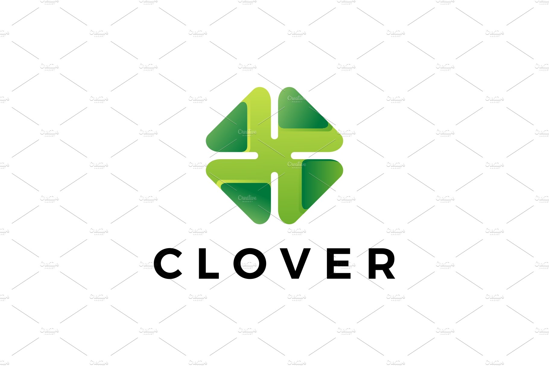 clover leaf logo vector icon cover image.