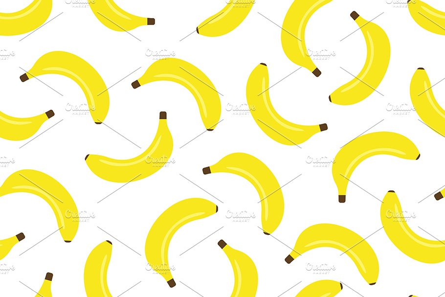 Seamless pattern with Banana cover image.