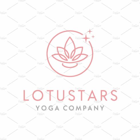 Beauty Elegant Lotus and Star Logo cover image.