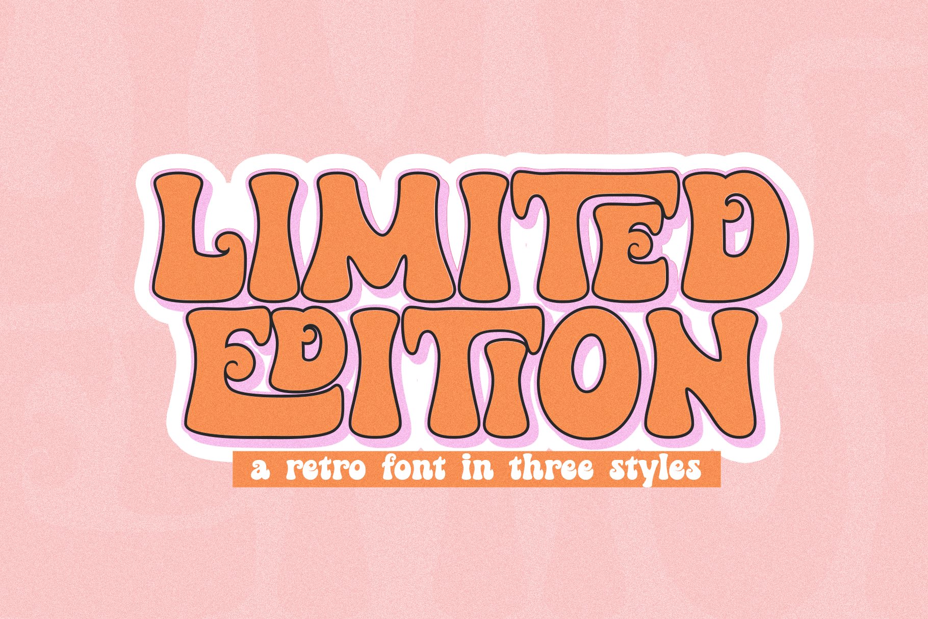Limited Edition | Retro Font cover image.