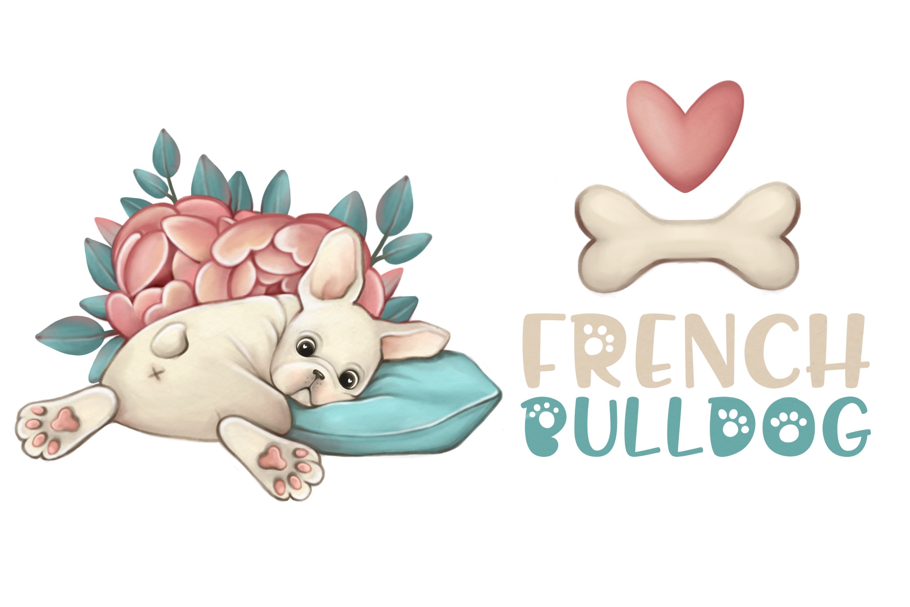 French Bulldog Set and Patterns preview image.