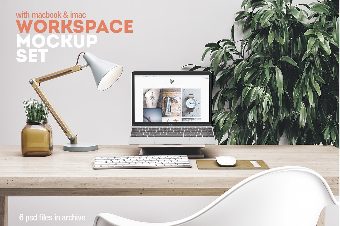 Workspace Mockup Set 5 cover image.