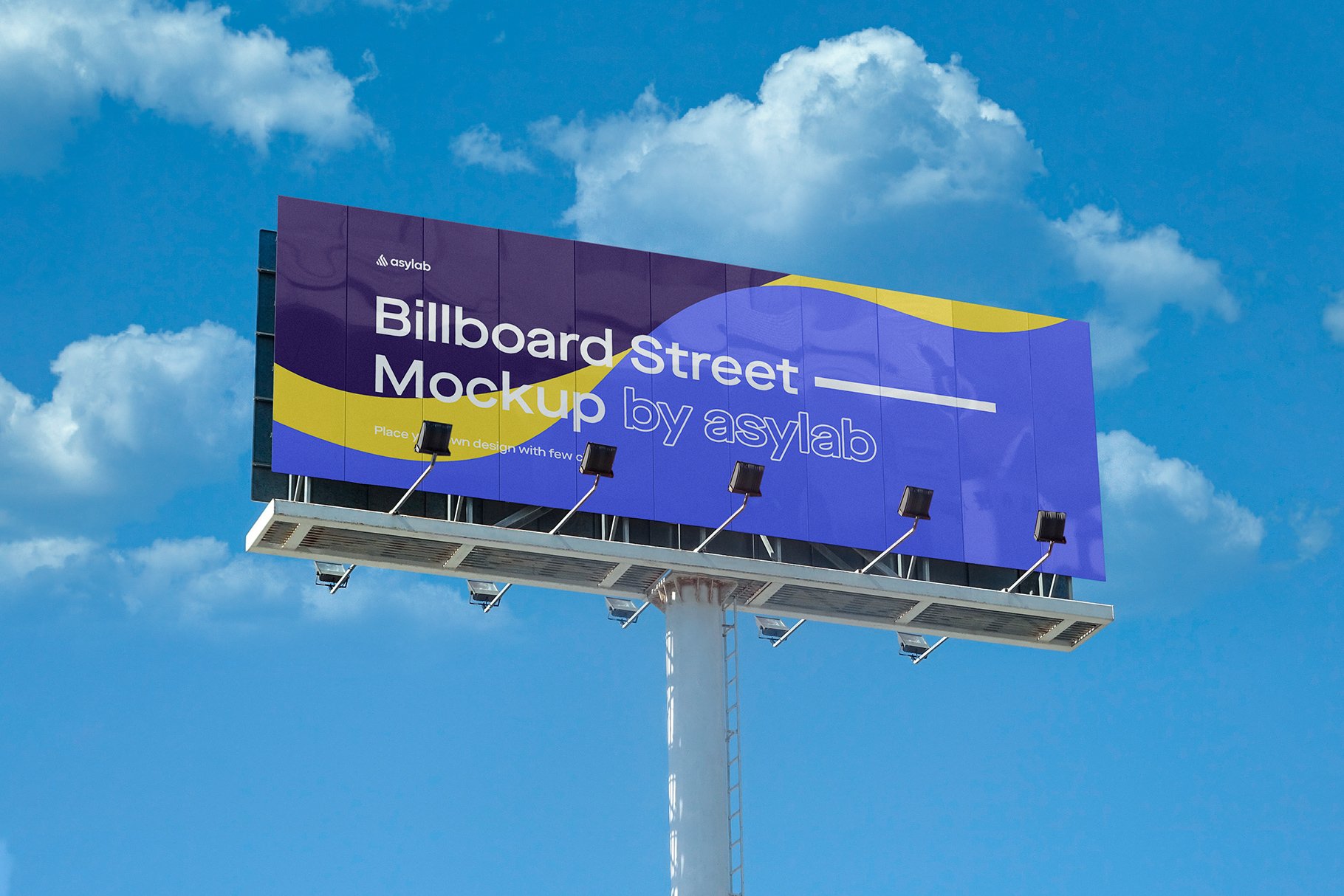 Billboard Urban Street Mockup - PSD cover image.