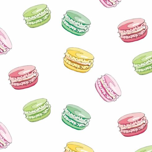 7 vector images of macarons cover image.