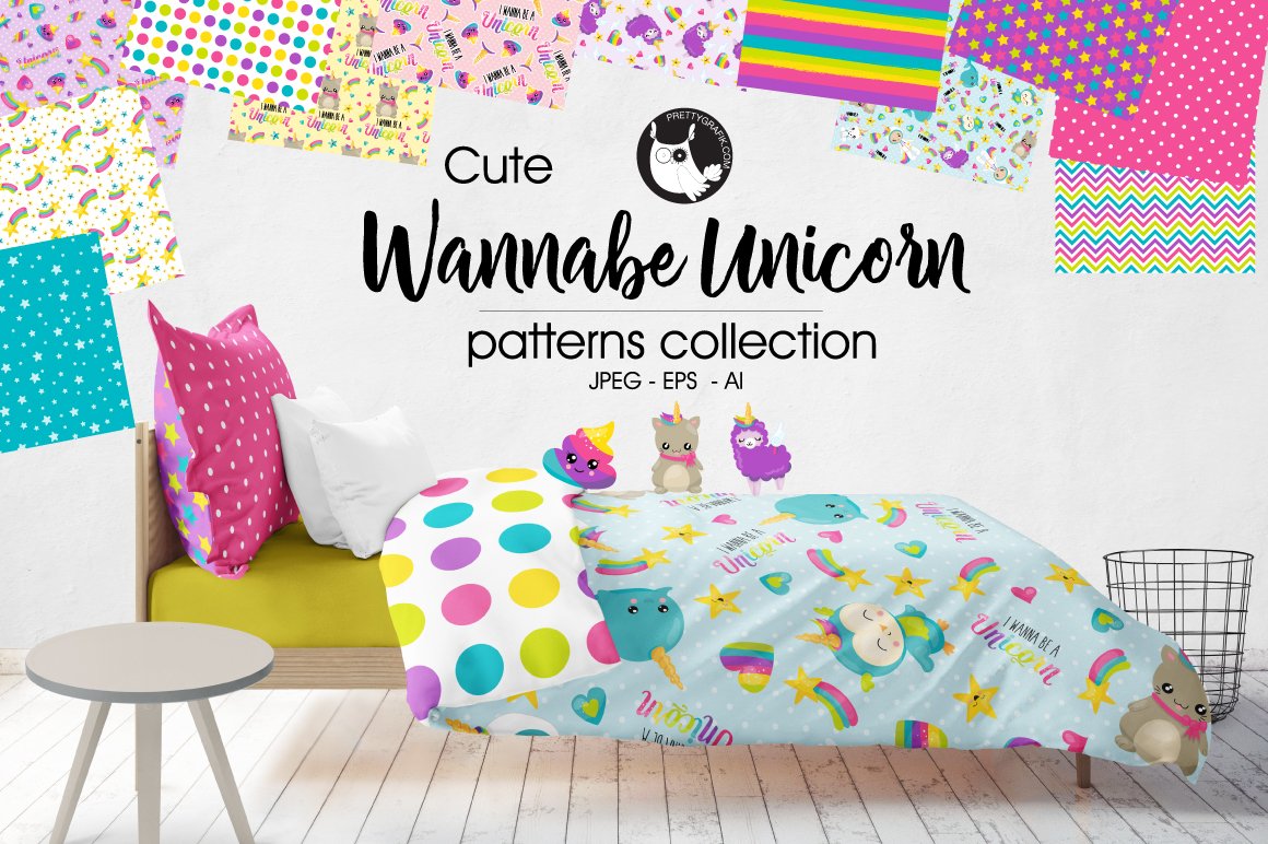 WANNABE UNICORN Pattern collection cover image.