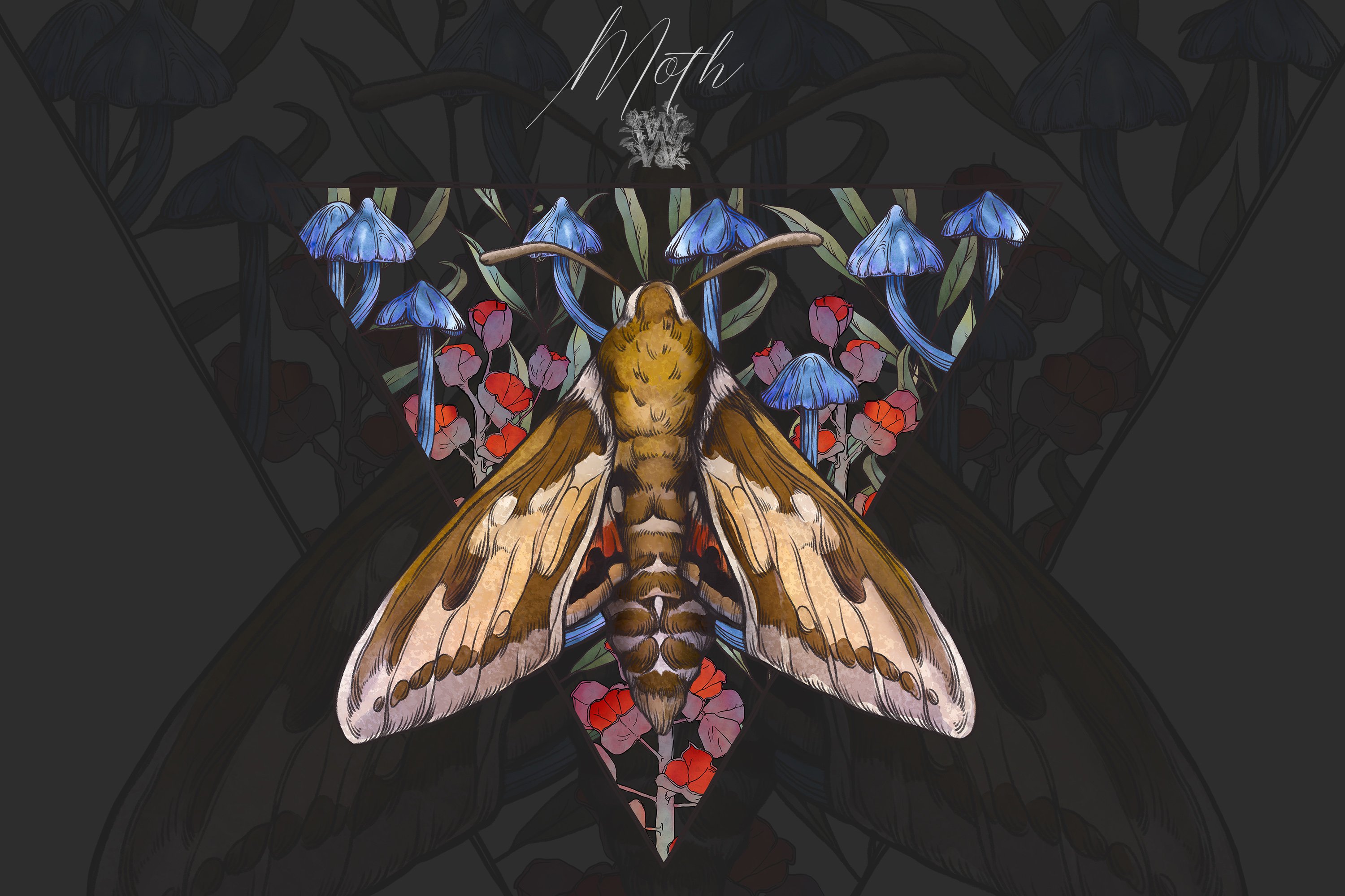 Moth sublimation design cover image.