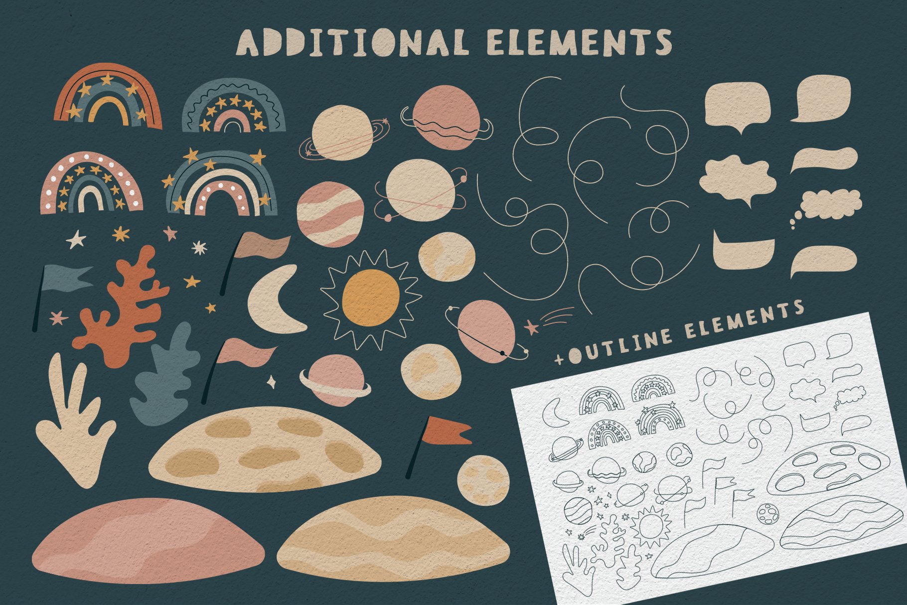 9 additional elements 349