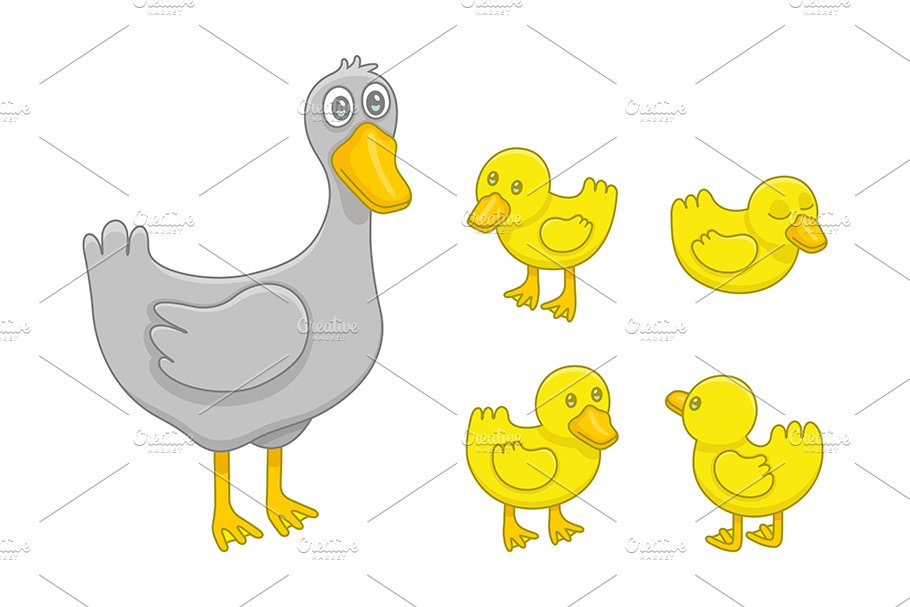 Set of Ducklings + Pattern preview image.