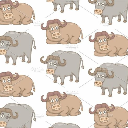 Set of Buffalos and Pattern cover image.