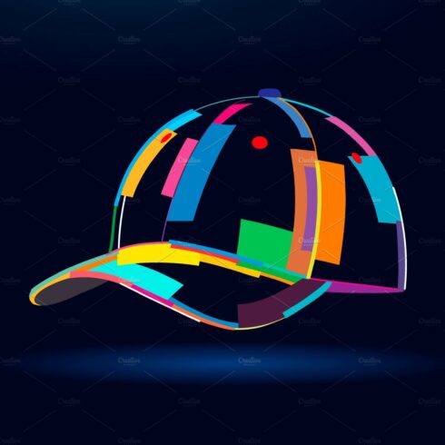 Baseball cap, abstract cover image.