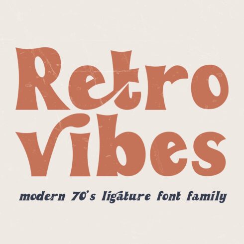 Retro Vibes | Vintage Bold Font cover image.
