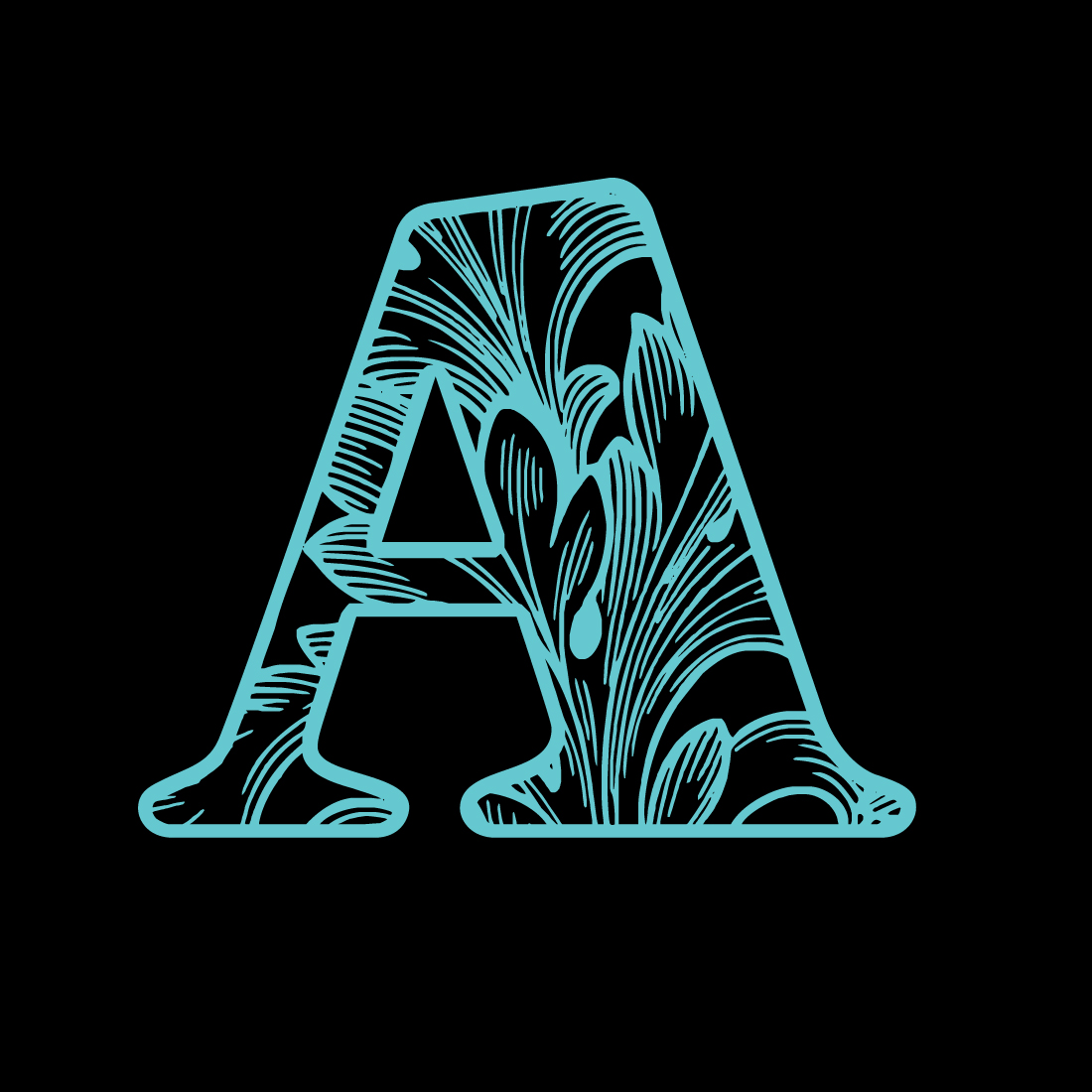 A LETTER LOGO preview image.