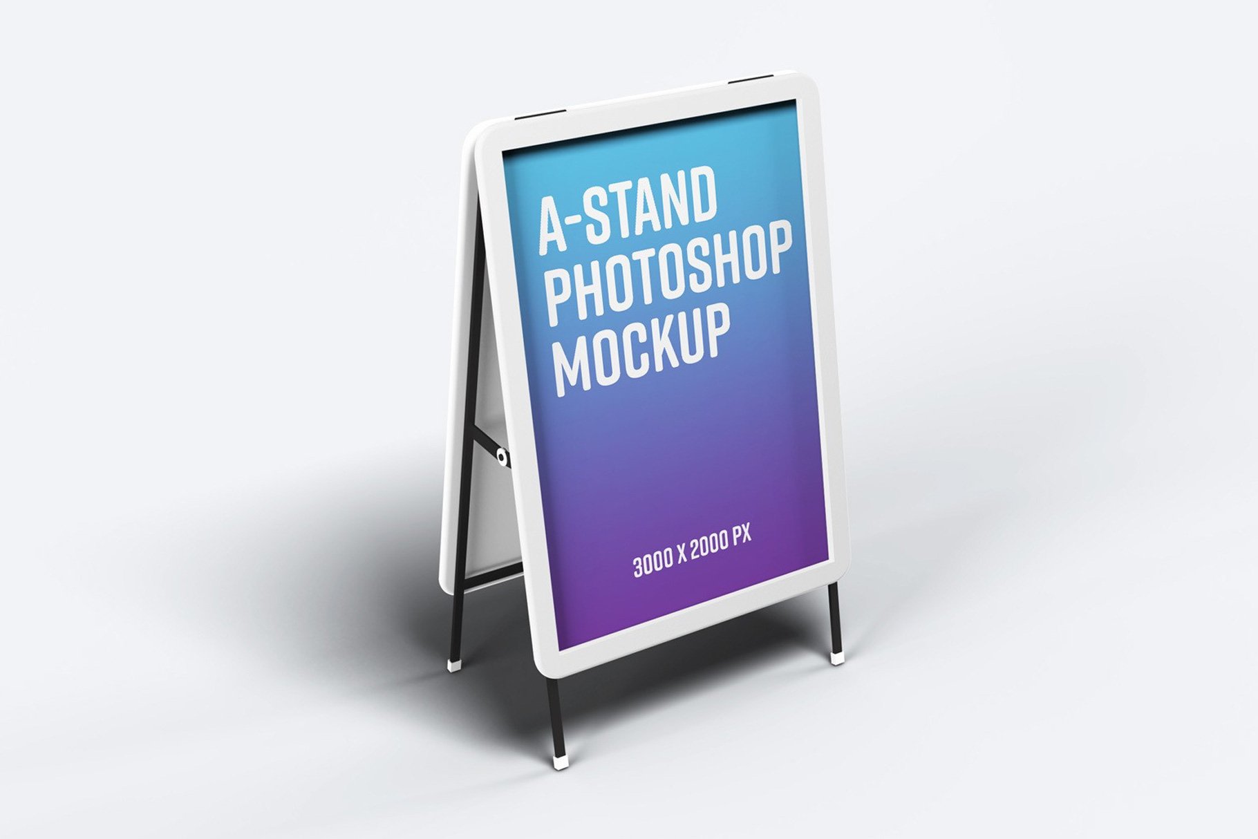 A-Stand Mockup for Advertising cover image.