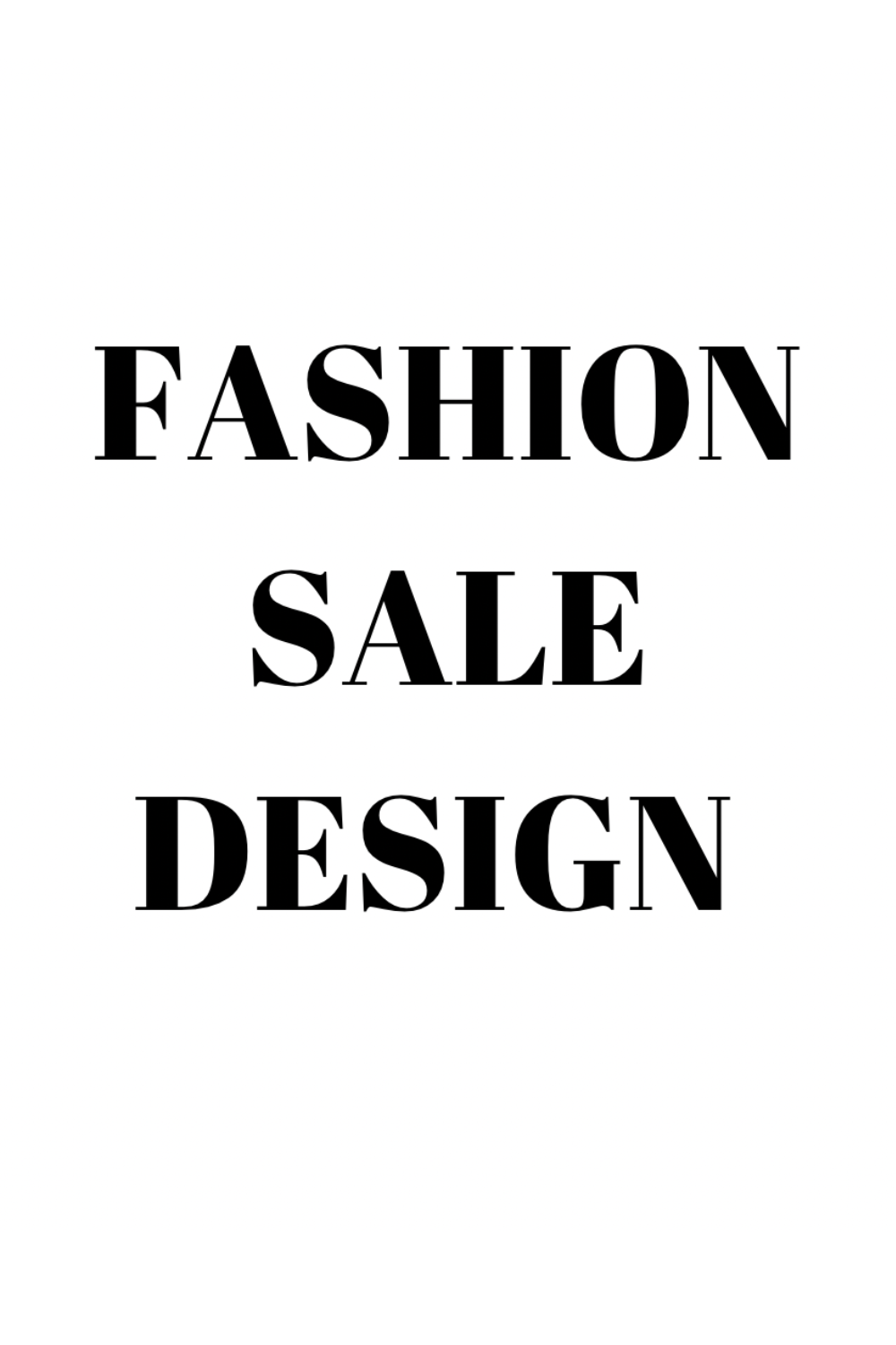 Fashion sale design for social media/ instagram post pinterest preview image.