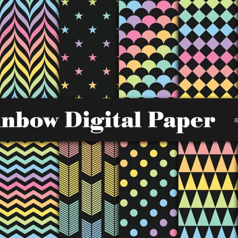 Rainbow Patterned Backgrounds cover image.
