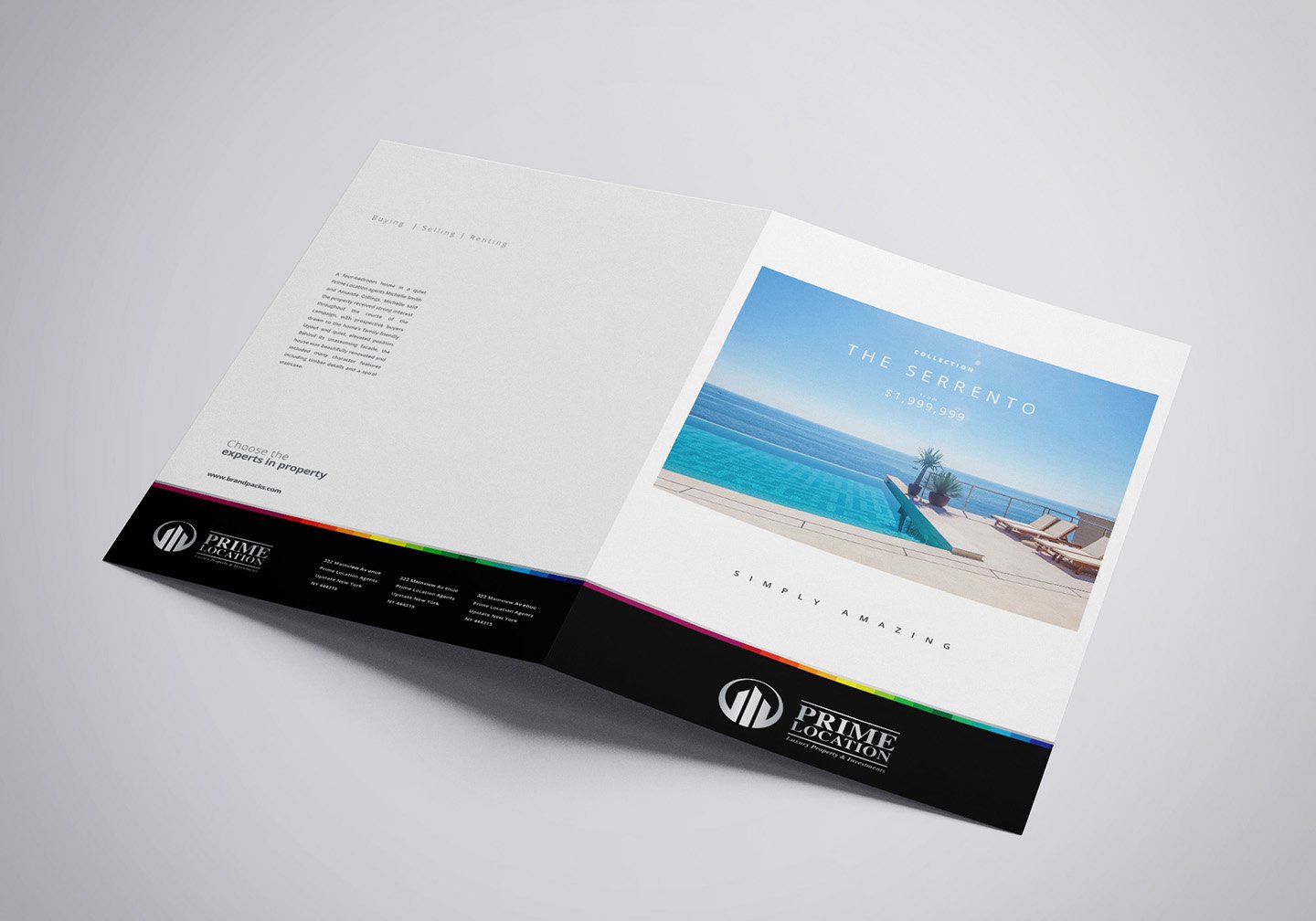 a3 real estate brochure template 741
