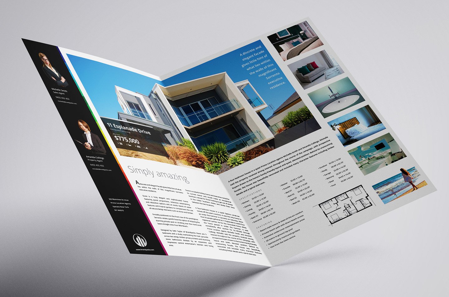 a3 real estate brochure template 2 924