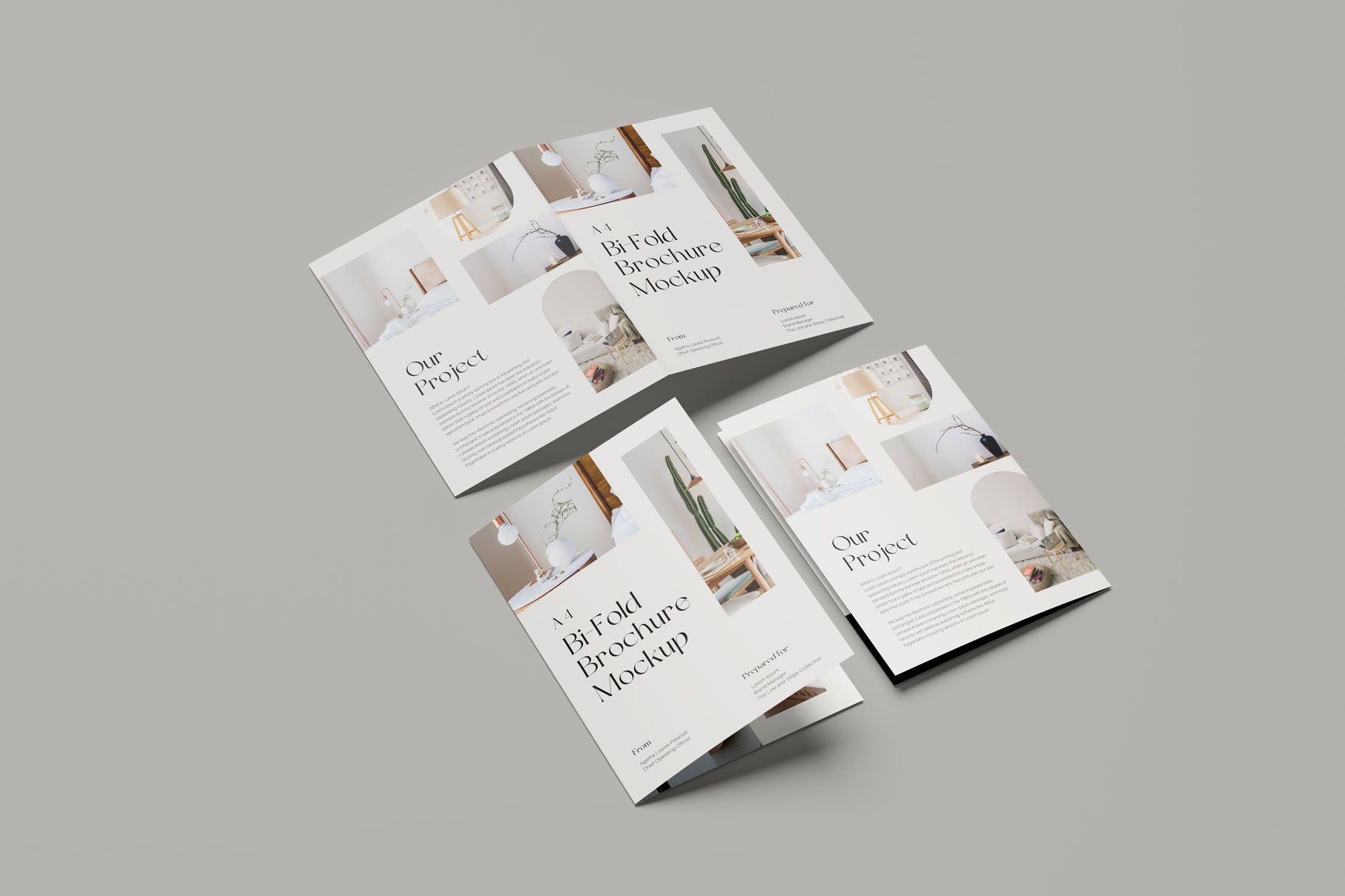 a4 bi fold brochure mockup 07 755