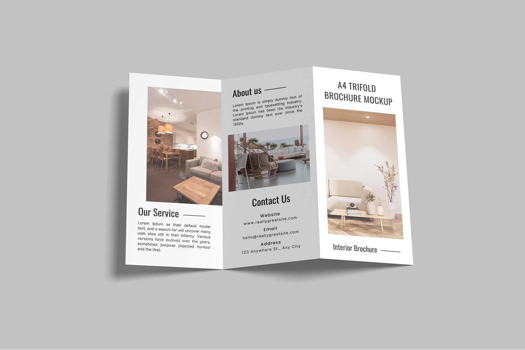 a4 trifold brochure 4 300