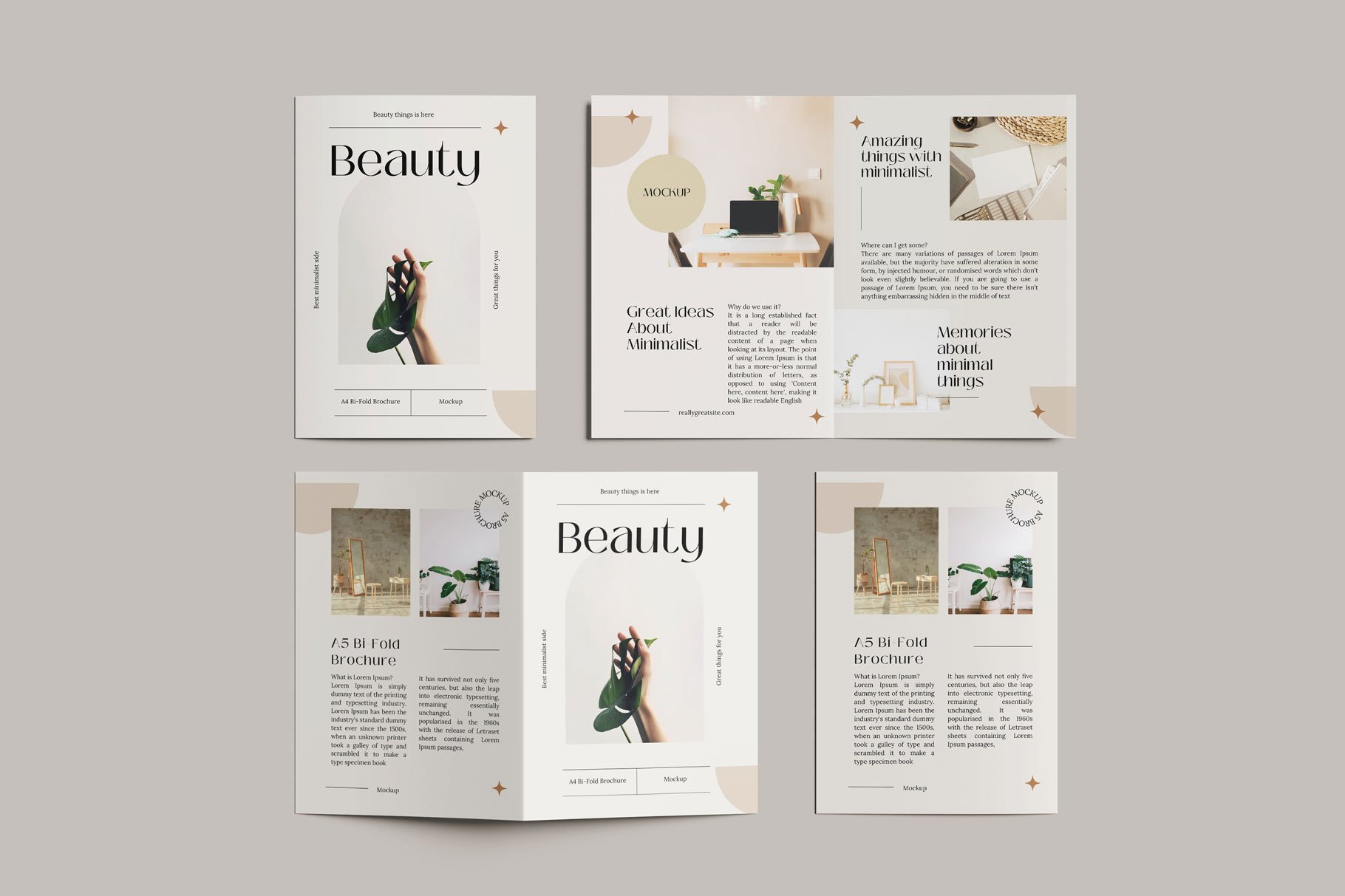 a5 bi fold brochure mockup 04 565