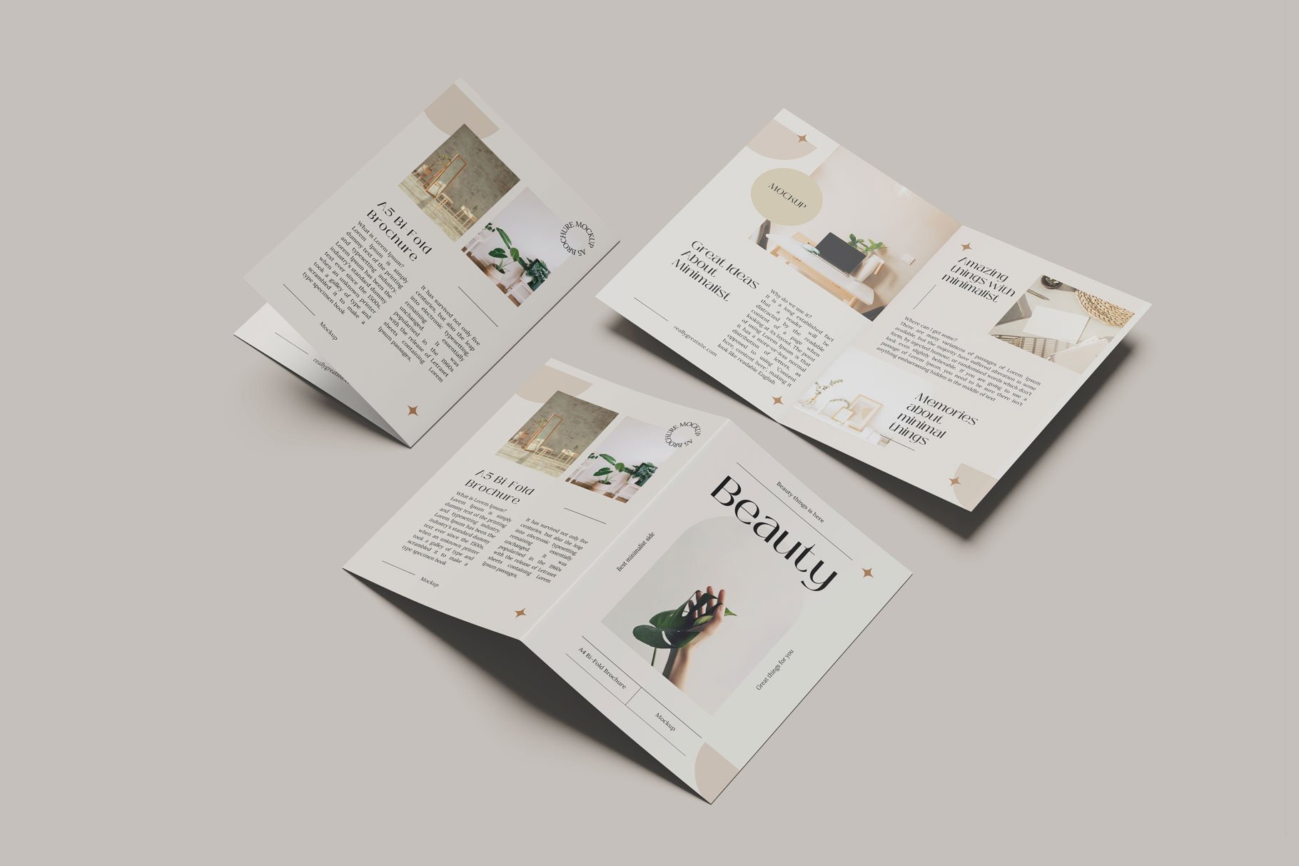 a5 bi fold brochure mockup 05 645