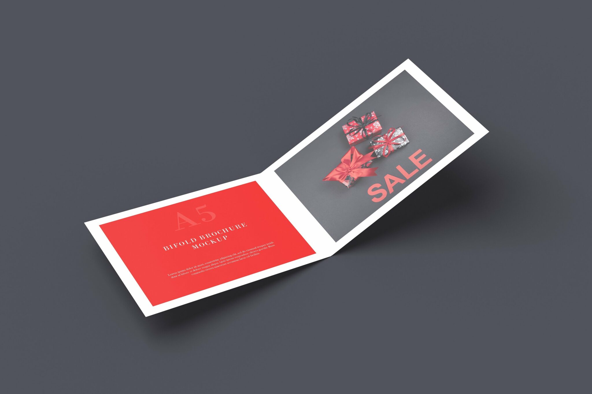 A5 Bifold Brochure Catalog Mockup – MasterBundles