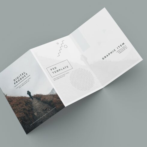 A5 Trifold Mockup cover image.