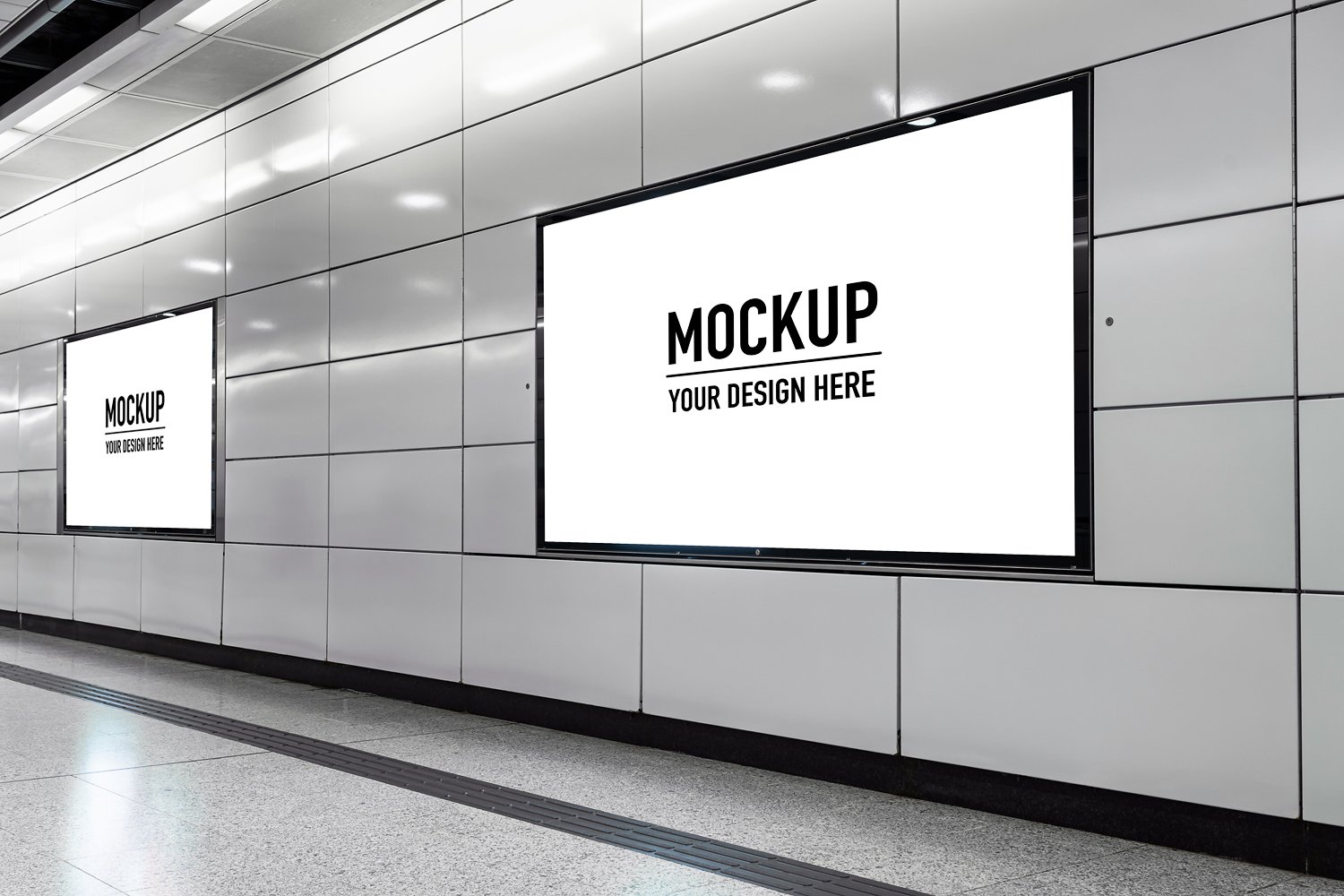 mockup concept of Billboard PSD cover image.