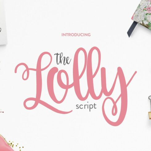 Lolly Script Font cover image.