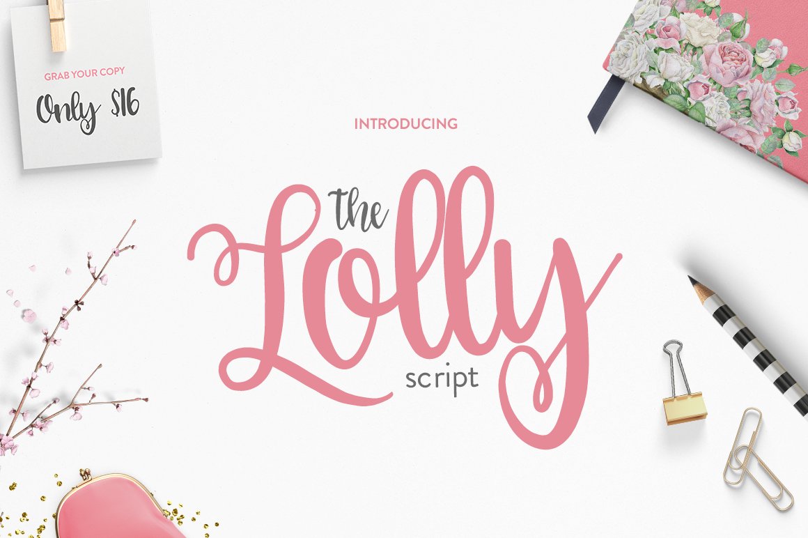 Lolly Script Font cover image.