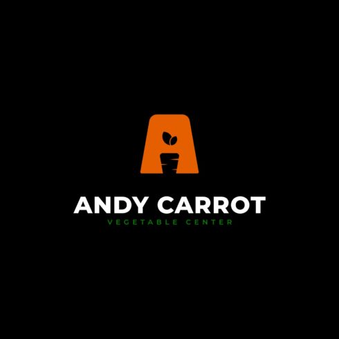Letter A Carrot Logo cover image.
