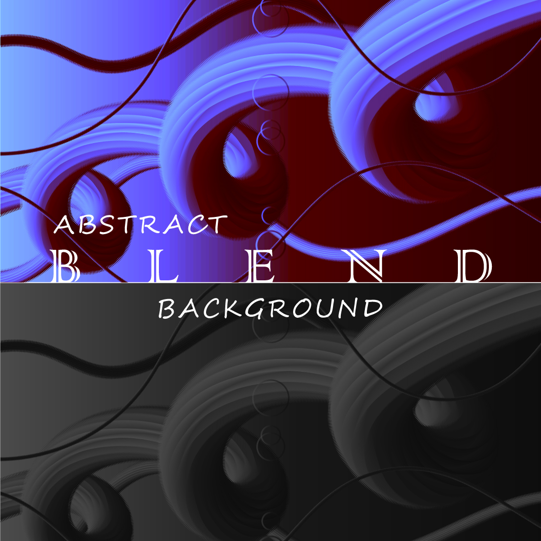 Abstract blend background with multi colors preview image.