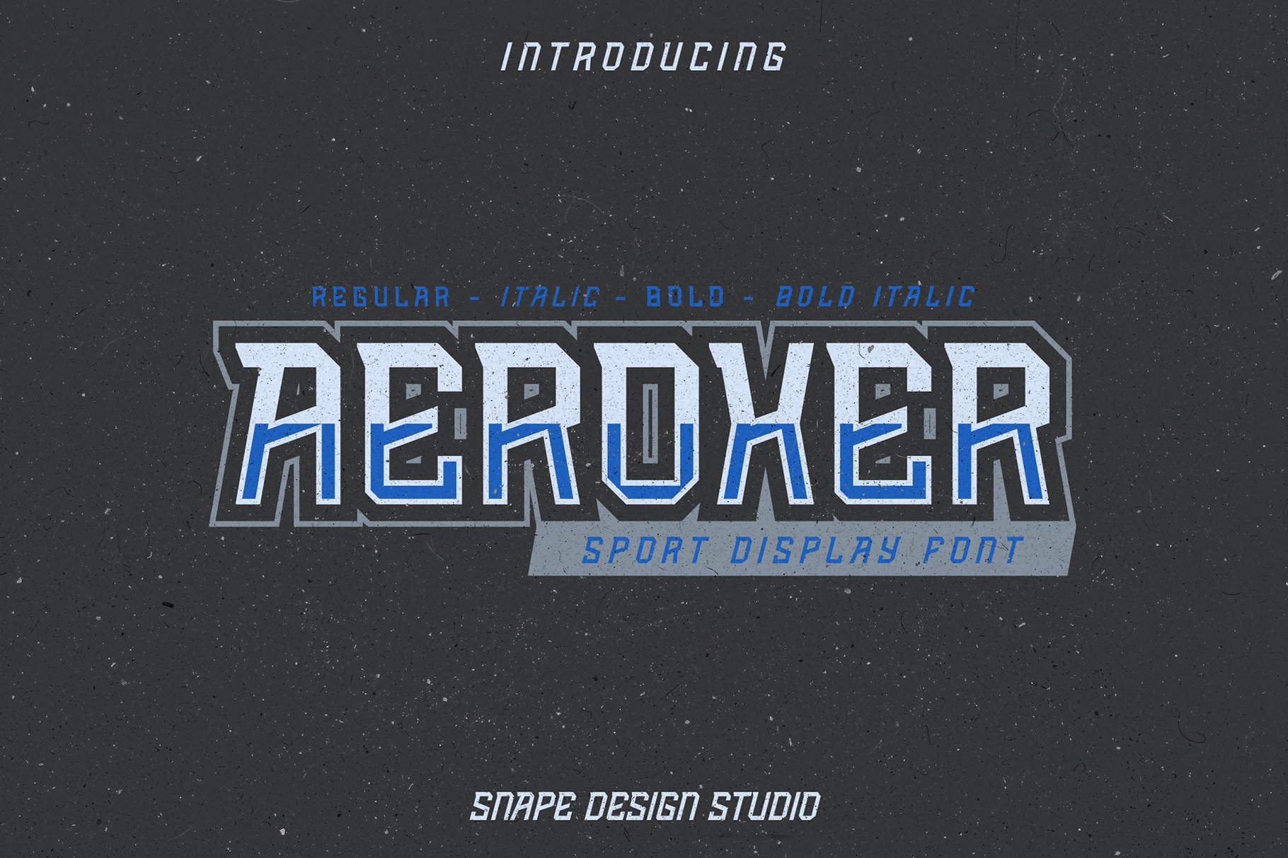 Aeroxer - Sport Font cover image.