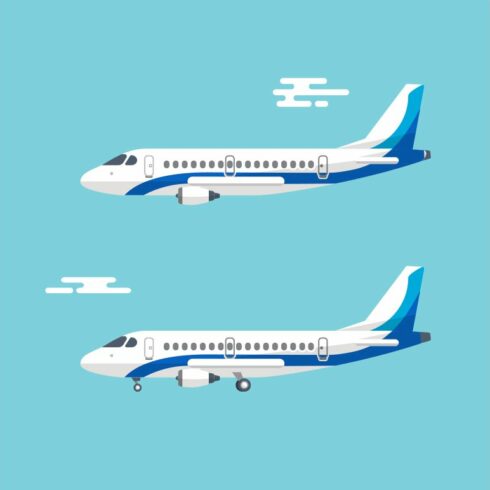 Aircraft with wide wings cover image.