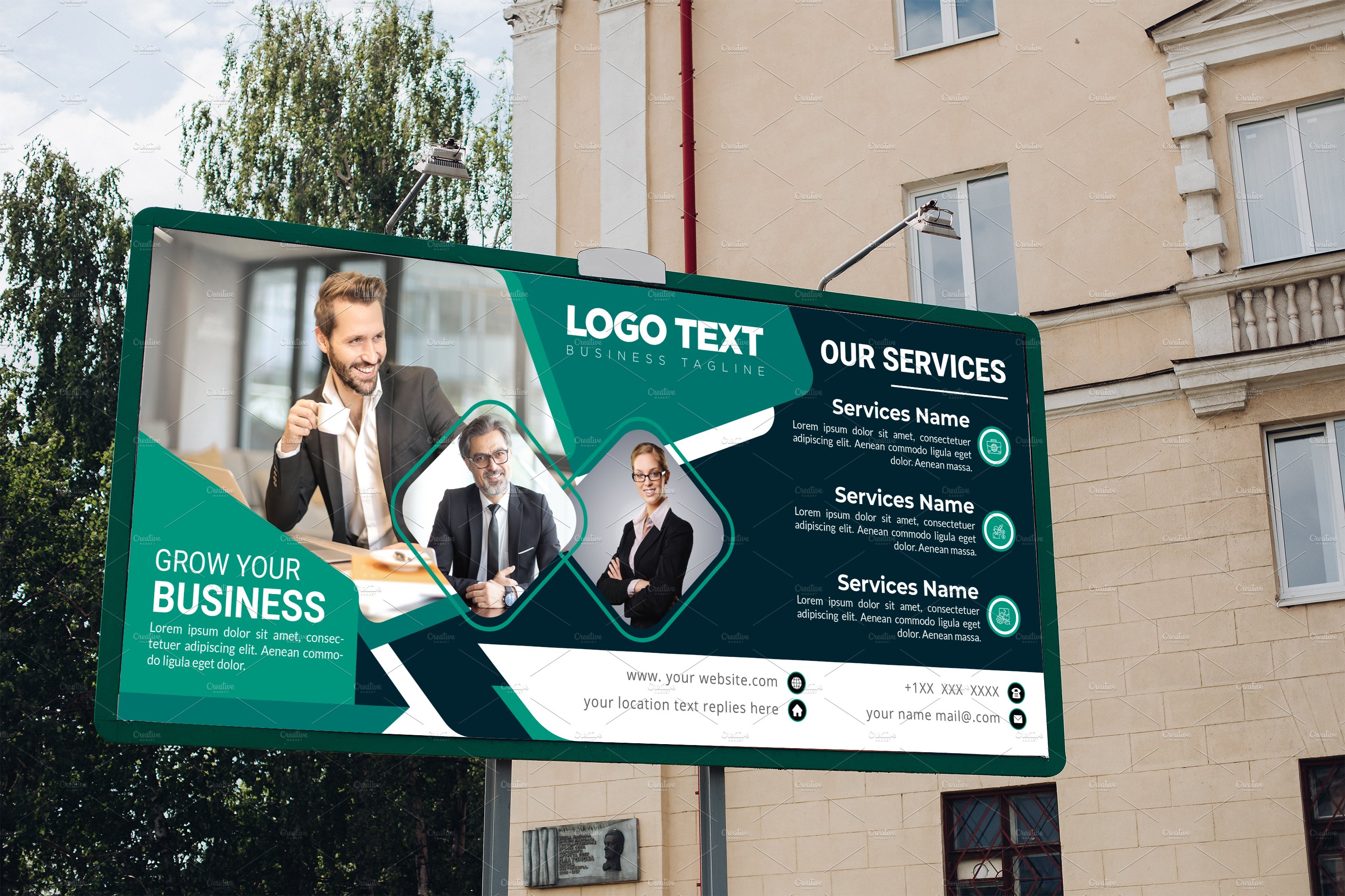 Professional Billboard Design preview image.