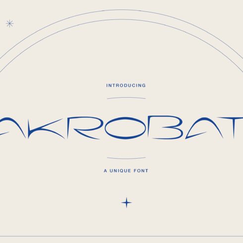 Akrobat - Thin & Elegant Typeface cover image.