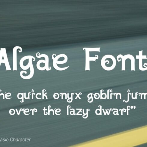 Algae Fonts - Fantasy cover image.