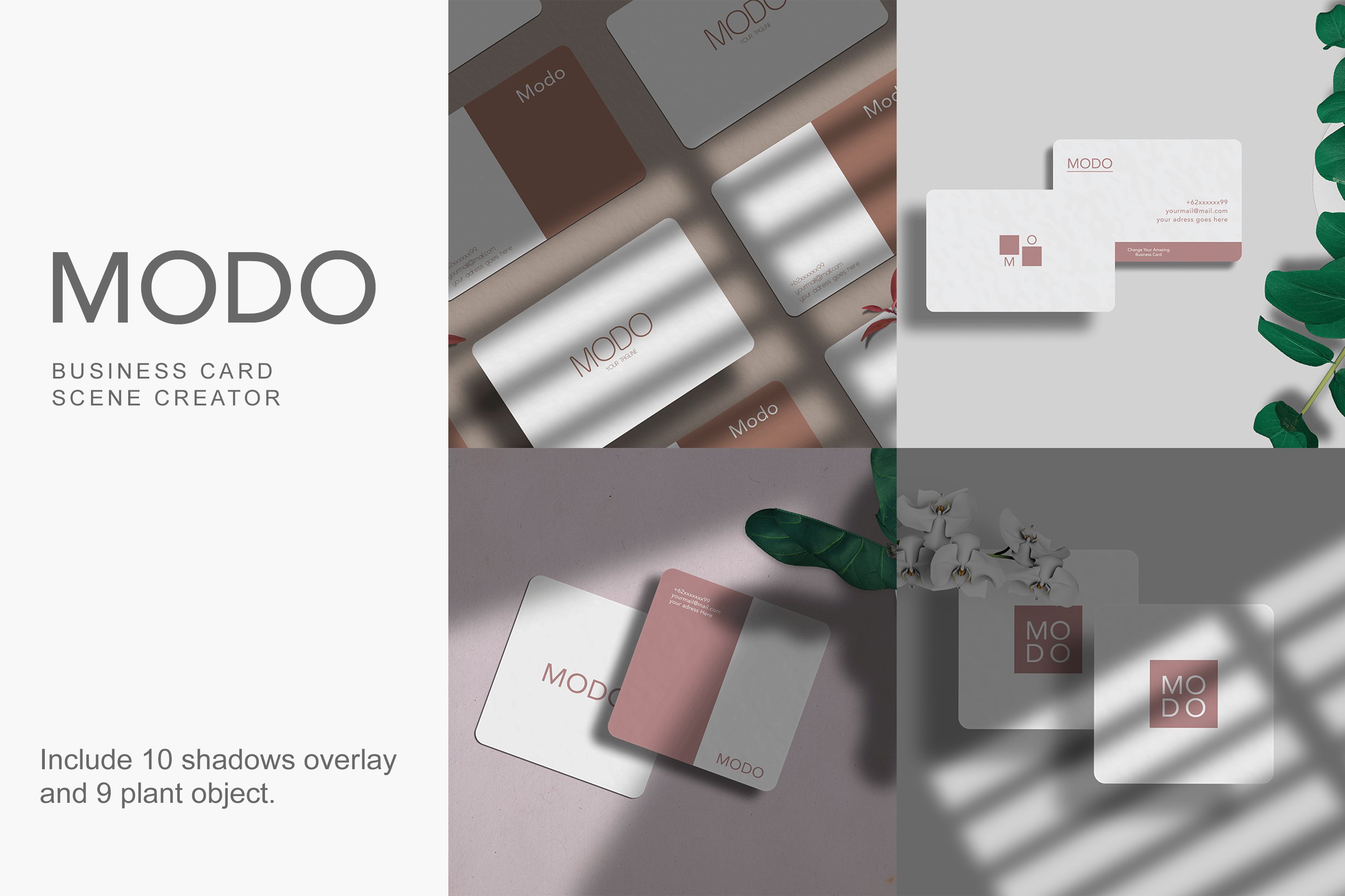 Modo - Business Card Scene Creator cover image.