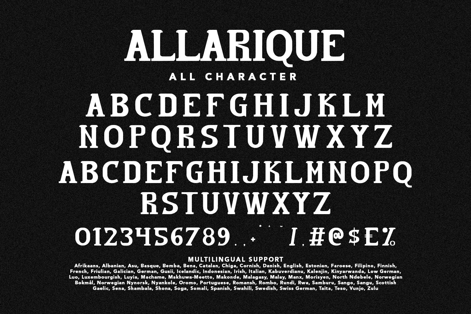 allarique medieval serif typeface 8 96