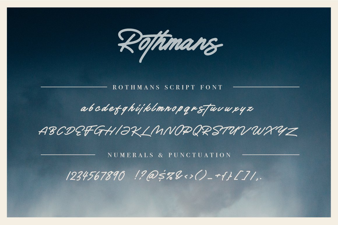 Rothmans - Font Duo (Free Version) preview image.